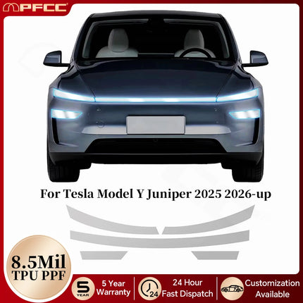 Headlight Rearview Film For Tesla Model Y Juniper 2025 2026 Pre-cut PPF Door Handles TPU Protection Film Clear Bra Anti-scratch