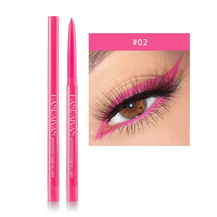 Matte Colorful Eye Liner Pen Cream 20 Colors Eyeliner Gel Pencils Option Easy To Wear Make Up Cosmetics White Yellow Blue Purple