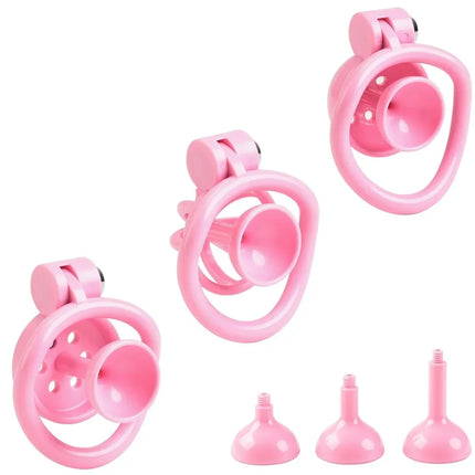 Male Penis Chastity Cage Set Small Bird Chastity Cage 5 Cock Rings With Urethral Sound Plug Penis Bondage Slave Man Sex Toy