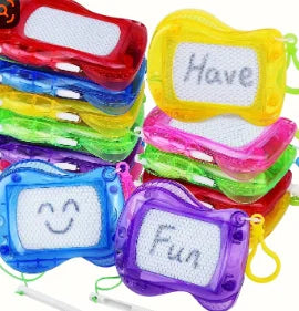 Mini Magnetic Drawing Boards With Keychain Erasable Doodle & Sketch Pads For Kids Ages 3-6, Birthday gifts