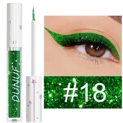1PC Shiny, Colorful, Quick-drying, Blasting, Waterproof, Vibrant Liquid Eyeliner and Eyeshadow, Ideal Holiday Gift Collection