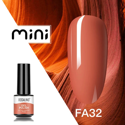 ROSALIND Shiny Gel Nail Polish Soak Off Gel Varnishes Nail Art Semi Permanent UV Glitter Nail Gel Polish Base Top Coat Enamel