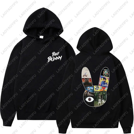 Rapper Bad Bunny Debi Tirar Más Fotos Album DTMF Merch Men Woman Hoodies Fashion Casual Vintage Drop Shoulder Sweatshirt Hoodie