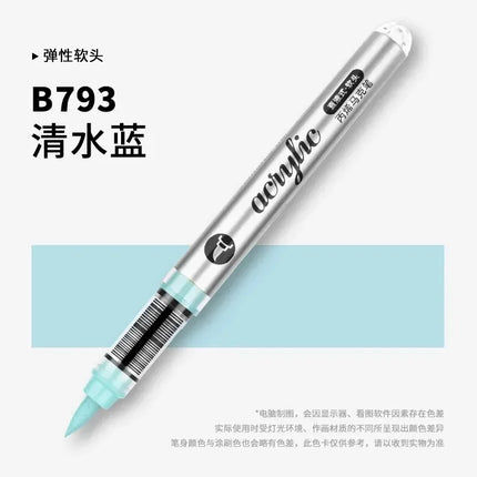 GRASP 120/1 Colors Acrylic Marker Pens Waterproof Pen Soft Brush Nib Student Art for Glass Stone Art School Supplies Stationery