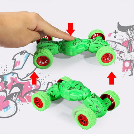 Inertial off-road vehicle dual spring toy car, suitable for climbing stunts, parties and educational entertainment