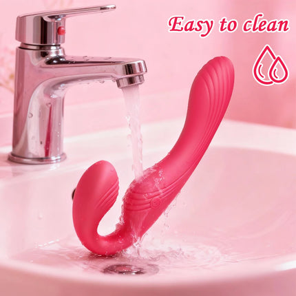 Strapless Strap-On Double-Ended Dildo Vibrator Adult Sex Toys for Women Lesbian Couples,APP Remote Control G-Spot Anal Vibrators