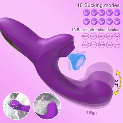 Swing Wiggle Finger Vibrator Clit Sucker G-Spot Vagina Vibrator Clit Stimulator for Women Female Masturbation Sex Toy for Women
