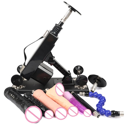 FREDORCH Sex Machine for Woman Adjustable Masturbating Pumping with 3XLR Accessories Sex Gun Love Machine for Men Adult Toys