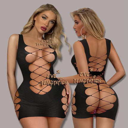 Sexy women Lingerie Babydoll dress Underwear Translucent Chemises Teddies Bodysuits Costumes Teddies plus size costumes