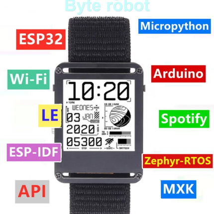 ESP32 Open Source Watchy V2.0 Gift E-ink Display Smart Watch For Arduino Robot DIY Kit Connect With Bluetooth And Wifi Robot Kit