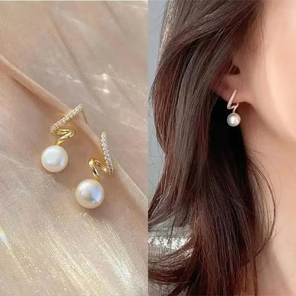 Korean Fashion Seven Star Zircon Earrings For Women Jewelry 2026 Trending New Luxury Women's Crystal Stars Stud Earrings Gifts