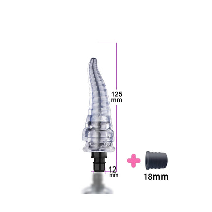 Vibrators False penis for FemaleMassage Gun Head Crystal Adult Massage gun accesorie silicone heads for Fascia gun percussion