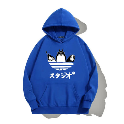 Men's Fashionable and Versatile Fleece Sweatshirt Thin and Warm Three-dimensional Pocket Printed Fit  sweatshirt hoodie bape
