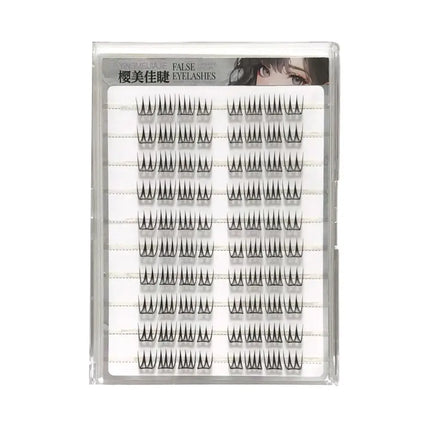 U Shape Glue-free False Eyelashes Large-capacity Korean-style Transparent Single Cluster Eyelash Extension Daily Makeup Lashes