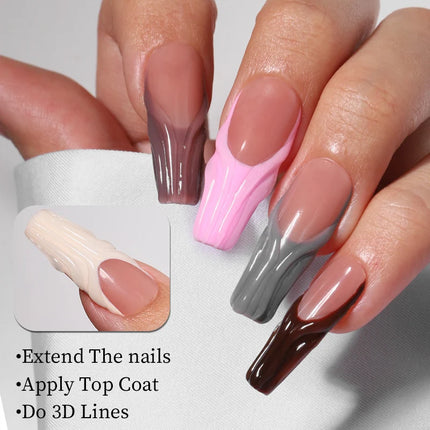 MSHARE 3D Top Coat UV LED Gel Rhinestones No Wipe Topcoat Without Sticky Layer Water Drop 50ml