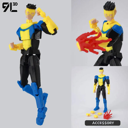 3D Printe Dummy13 T13 Unschlagbarer Mark Grayson  Mark Grayson Actionfigur Anime Sammlermodell Spielzeug für Kinder Geschenk