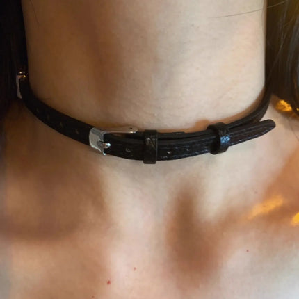 Gothic Cross Star Pendant Choker Nelace for Women Fashion Spicy Girl Punk Chain Y2K Vintage Leather Collar Chain Choker Necklace