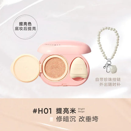 Judydoll Cosmetics Air Cushion  Brightener Facial Expansion Tear Drain Repair Foundation Make-up Pearl Delicate Makeup Concealer