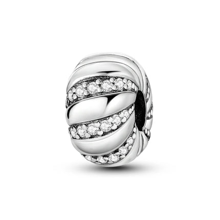 925 Silver Clasp Clip Spacer Stopper Beads Charms & Safety Chain  Clasp Charm Bead Fit Original Bracelet DIY Jewelry