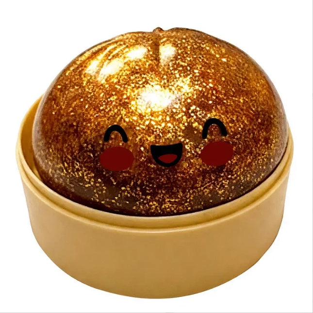 Colorful Dumpling Squishy Gifts Ornament Slow Rebound Soft Pinch Baozi Desk Accessories Anti-stress Fidget Toy Dumpling Squishy