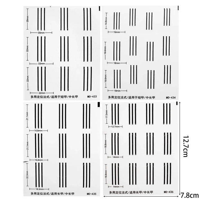 French Manicure Guide Stickers / Guides Manucure Française