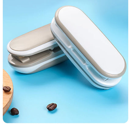 1 Pack Sealing Machine Mini Portable Sealing Clip Hand Pressure Heat Sealing Machine Food Fruit Snacks Preservation Small Tools