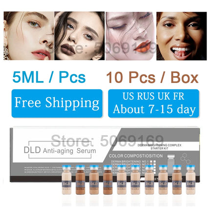 Korea 5ml BB Cream Glow Ampoule Starter Kit Semi-permanent Niacinamide Foundation Concealer Moisturising Cream Skin Care
