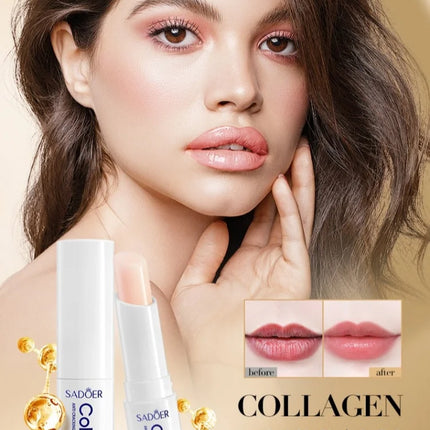 Collagen Moisturizing Lip Balm, Nourishing and Anti-Cracking, Long-Lasting Hydration, Moisturizes Lips