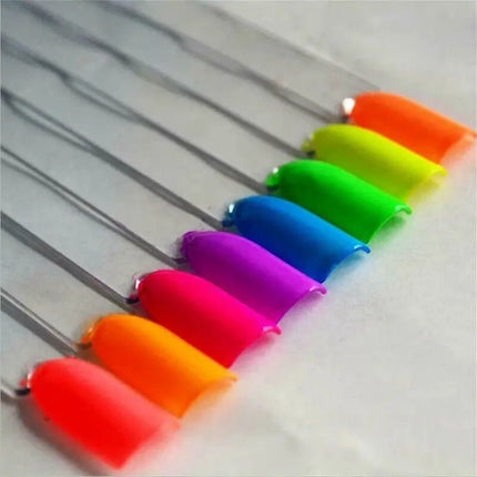 6 Colors/Set Neon Eyeshadow Easy To Apply Fine Powder Matte Mineral Sequin Eye Shadow Palette Waterproof Eyeshadow Cosmetics