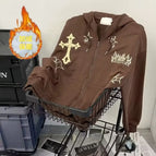 XL / Brown (fleece lined)