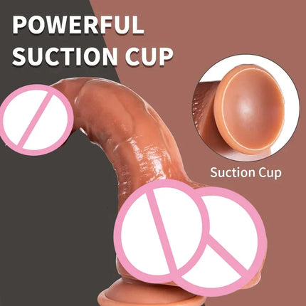 Realistic Vibration Squirting Dildos For Women Masturbation  Water Ejaculating Suction Cup Adult Anal Toy Sex Toy For Women 18+