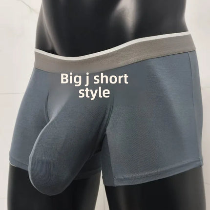 Men Modal Boxer Briefs Big Pouch Underwear Extra Large Bulge Enhancing Breathable Cooling Lightweight Mens Boxers Shorts Panties