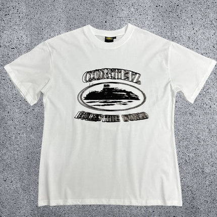Cotton Men's Short Sleeves, High-quality Comfortable Short Sleeves, West Coast Style Devil Print Short Sleeves, Men's Gifts
