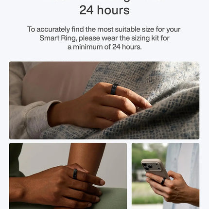RingConn Gen 3 Smart Ring Sizing Kit Measure Finger Size 6-15 10 Available Sizes Size Check Before Purchase Accessory