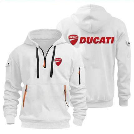Ducati Men's Hooded Sweatshirt Spring Autumn Outdoor Sportswear Fashionable Casual Motorcycle Enthusiasts Clothing 2026