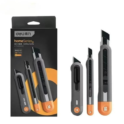Mini Stretch Utility Tool Paper Cutters Carbon Steel Pocket Tool with Safety Lock Handicraft DIY Sharp Pocket Knife Tool