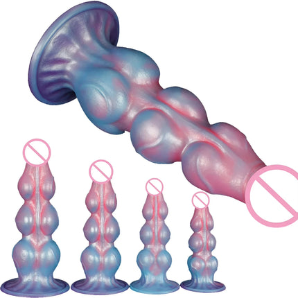 4 sizes oversized dog knot dildo, female masturbation anal dildo, vaginal massager anal dilator, female male gay, adult sex toy