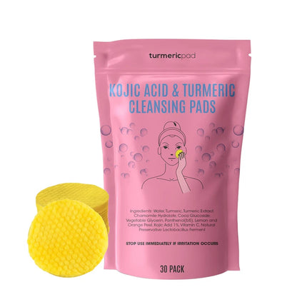 30 PC Brightening Cleansing Pads Pads Deep Cleansing Exfoliating Brightening Balance Oil Skin Water Non-irritating Gentle Tone