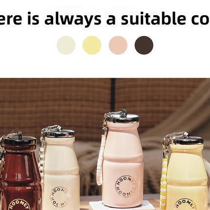 280/360ml Insulated Cup High Appearance Portable Pocket Coffee Mug For Women On-the-Go Water Bottle