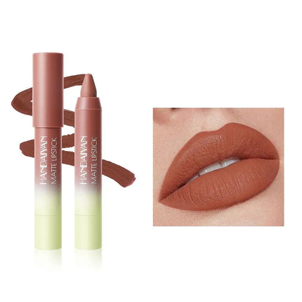 Lipliner Lip Liner Waterproof 8 Color Matte Crayon High Color Rendering Waterproof Cup Free Lipstick Tubular Lipliner Lasting