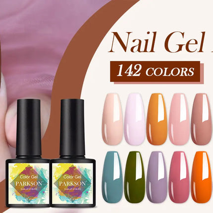 Parkson 2/3pcs Matte Top Coat Gel Nail Polish Kit Base Top Coat Set UV LED Nail Art Manicure Polish Primer Soak Off Nail Gel Set