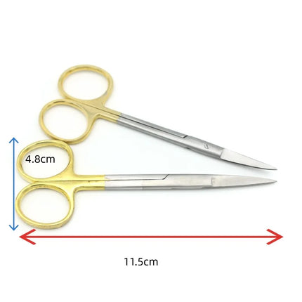 1pc Stainless Steel Dental Surgical Scissors Straight and Curved Scissor Forceps Medical Tools Dentistry Surgical Instrument