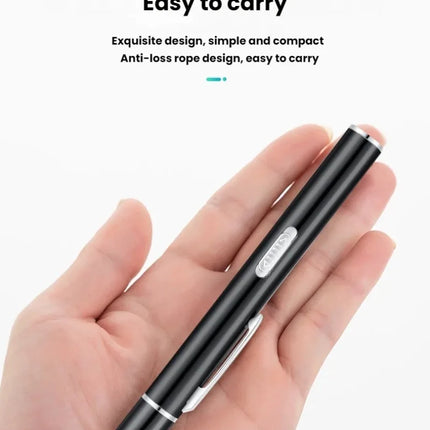 Rechargeable Medical Handy Pen Light Mini Nursing Flashlight 2 in 1 Pocket LED Torch Penlight Light Outdoor Fishing Tool