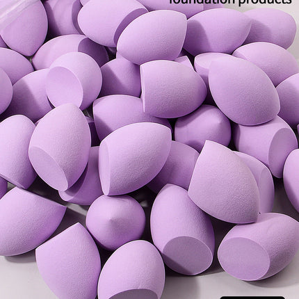 30pcs Powder Blending Makeup Sponge Beauty Egg Set  For Liquid Cream And Powder, Multicolor Without Latex Suitable For All