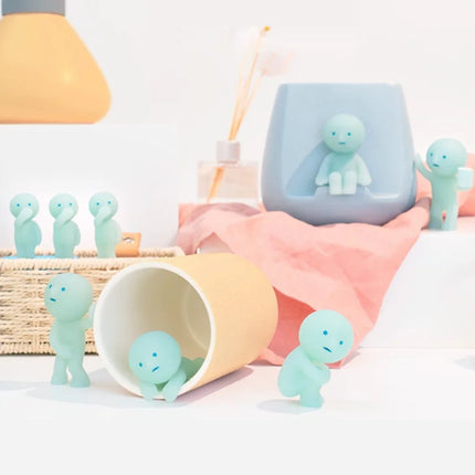 Surprise Gift blind box action figures Yoga Bedroom series multiple doll green noctilucent mysterious decoration model for toy
