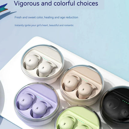 New Q26 Sleep Headphones Mini Small Wireless Bluetooth Earphones Noise Reduction Headset In-Ear Invisible Sleeping Earbuds Gifts
