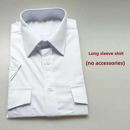 Air Force Pilot Uniform Men's Shirt Flying Clothes Nightclub Aviation Clothes Engineer Military Uniform Square Collar Other Mate