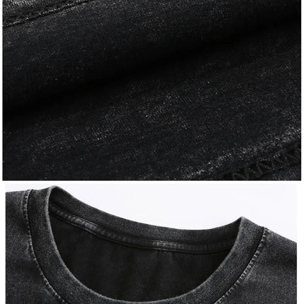 Washed Vintage Rapper Kendrick Lamar Album Merch T-shirts Men's Clothing Hip Hop Retro Oversized T-shirt Fashion Trend Tee Shirt