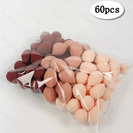 3/20/60Pcs Portable Reusable Water Drop Shape Mini Blender Sponge Beauty Cosmetic Foundation Cosmetic Sponge Makeup Blender