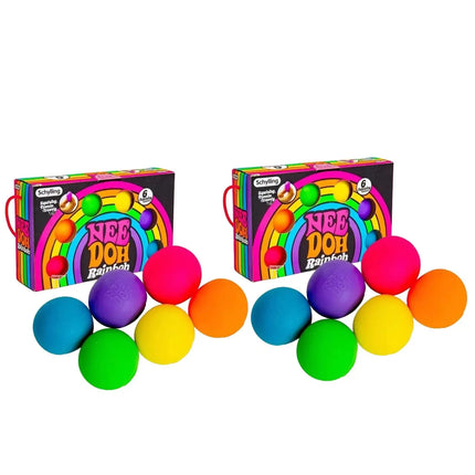 New Schylling Needoh Rainbow Teenie Stress Ball Fidget Toys Blind Box surprises Anti-stress Sensory Squeeze Party Toy gifts